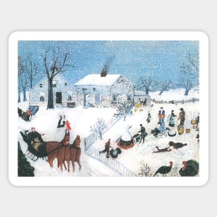 grandma moses Sticker